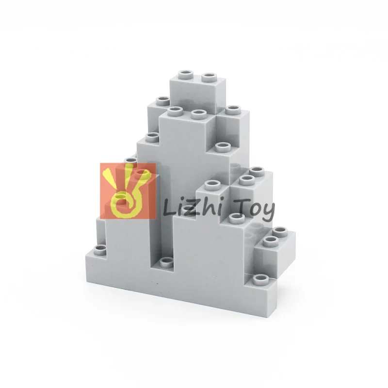 Кубики MOC 6083 Rock Panel 3x8x7 треугольные строительные блоки для самостоятельного
