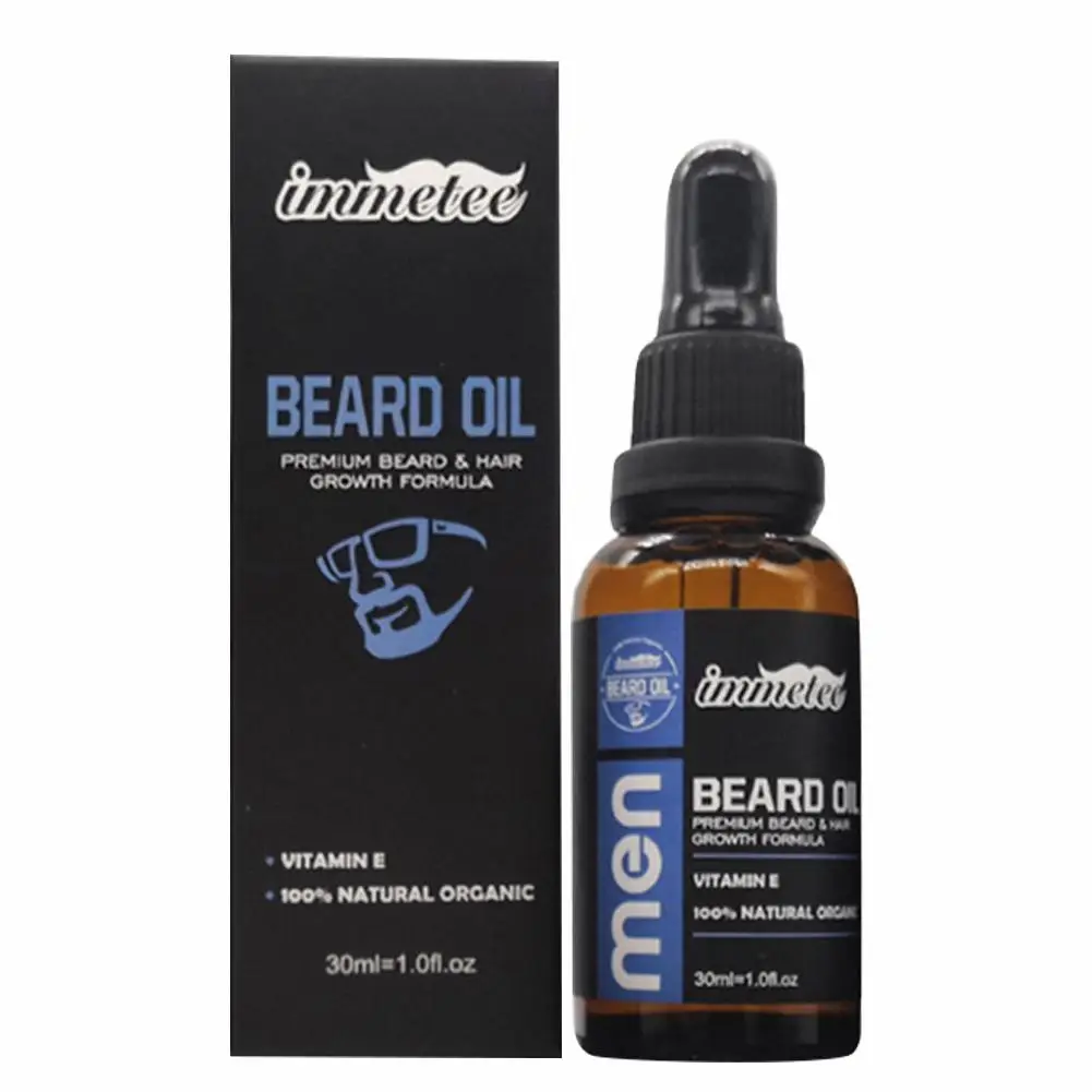 Органическое увлажнение масло для лица бороды 30 мл смягчающее рост волос