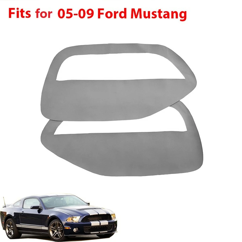 Панель двери вставки карты синтетическая кожа для Ford Mustang 2005-2009 серый | Автомобили
