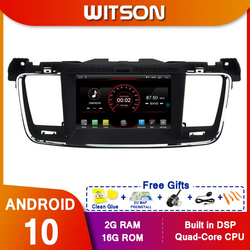 WITSON! Автомобильный DVD плеер Android 10 Octa core PX5 для PEUGEOT 508 ips экран 4 ГБ ОЗУ 64 Гб ПЗУ GPS