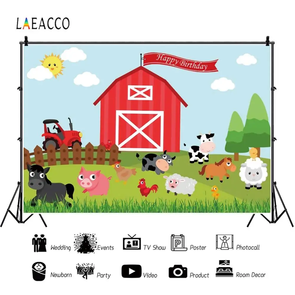 Фотофон Laeacco на день рождения вечерние фоны для фотосъемки с домашним хозяйством