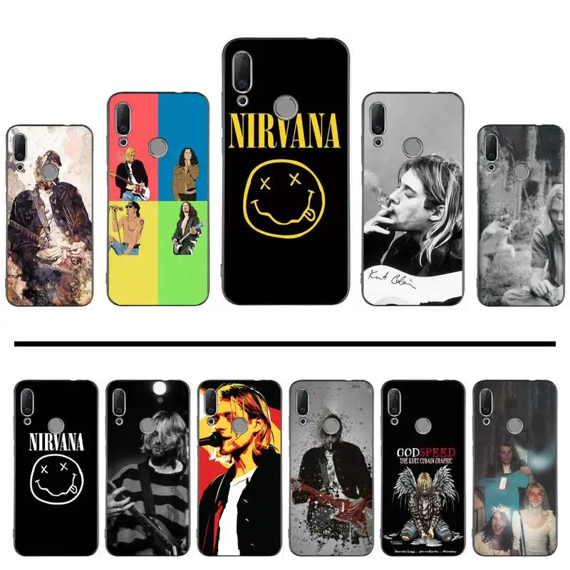 Nirvana Kurt Donald Cobain Американский певец чехол для телефона Huawei Enjoy 7 7s 8 8e 9 9e 10 plus P8lite 2017