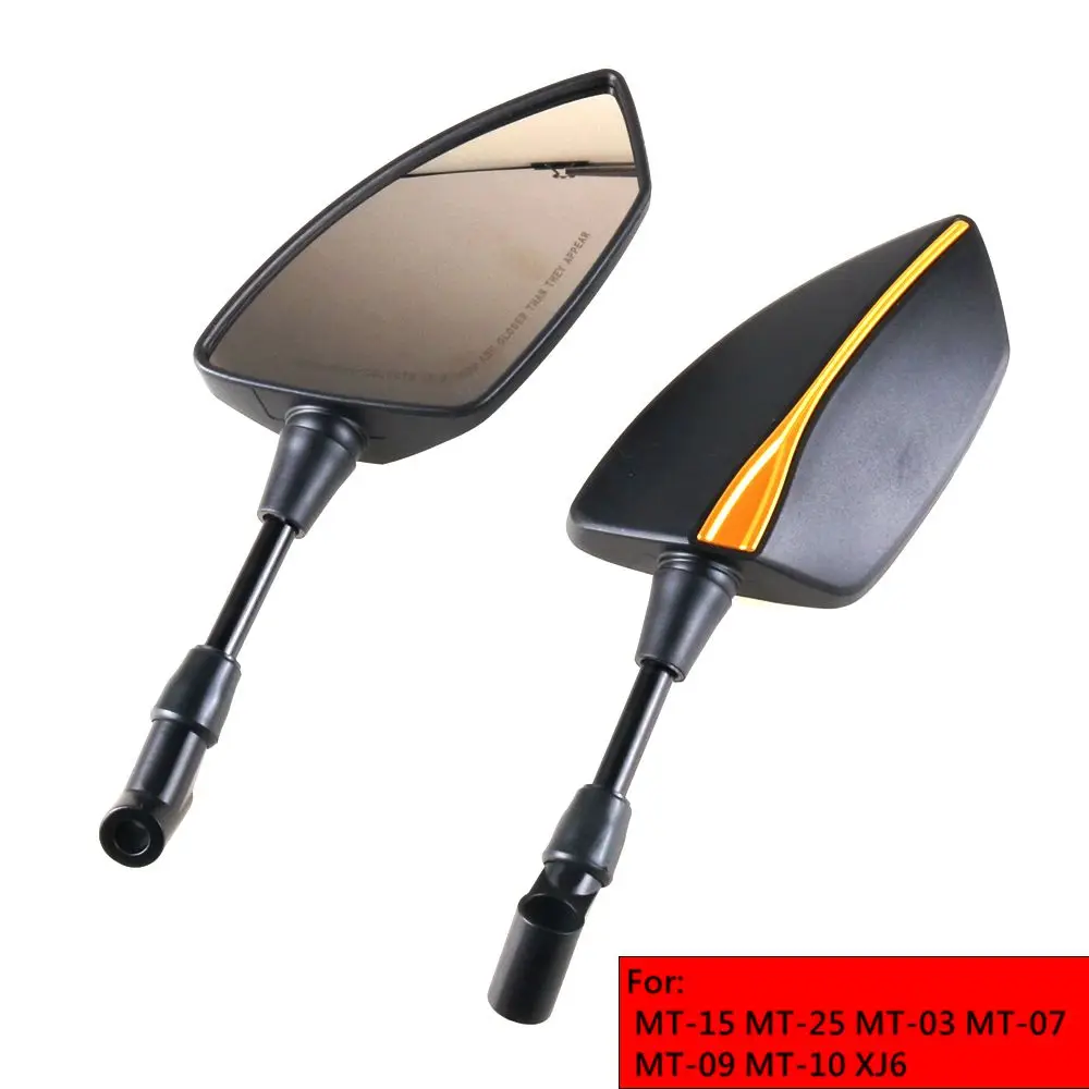 

Алюминиевое боковое зеркало заднего вида для мотоцикла с ЧПУ, боковое зеркало заднего вида с защитой от тряски для YAMAHA MT-15 MT-25 MT-03 MT-07 MT-09 XJ6