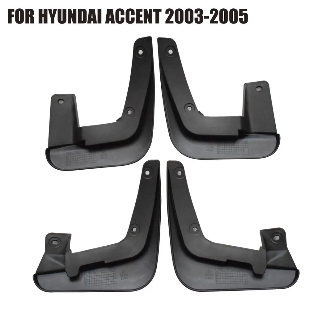 Брызговики для Hyundai Accent 2003 2005 8683125500 брызговики автомобиля 25500 YC101041|Грязезащита| |