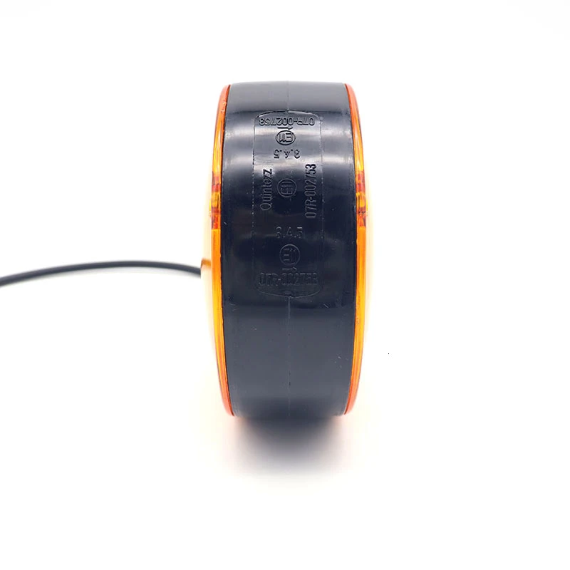 Автомобильный прицеп грузовик леденец серьги Янтарное/оранжевое зеркало