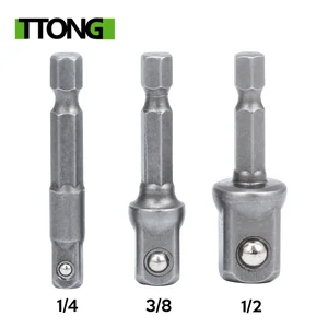 Переходник с шестигранным хвостовиком на 14 дюйма, 38 дюйма, 12 дюйма, 3 шт.компл.