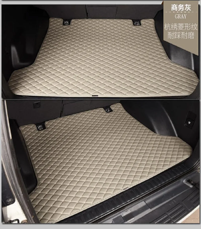 Beige Автомобильные коврики для багажника Honda CRV CRZ URV XRV Accord Fit vezel Elysion Odyssey Spirior Civic City Greiz - Название цвета: Beige