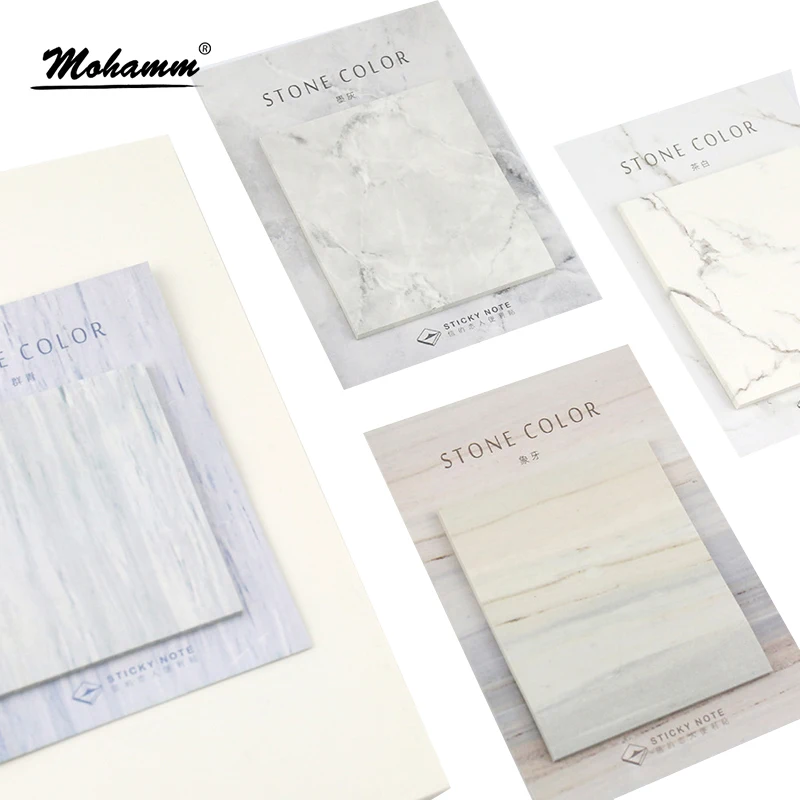 1 шт. креативные японские мраморные цветные стикеры блокнот планировщик бумажные