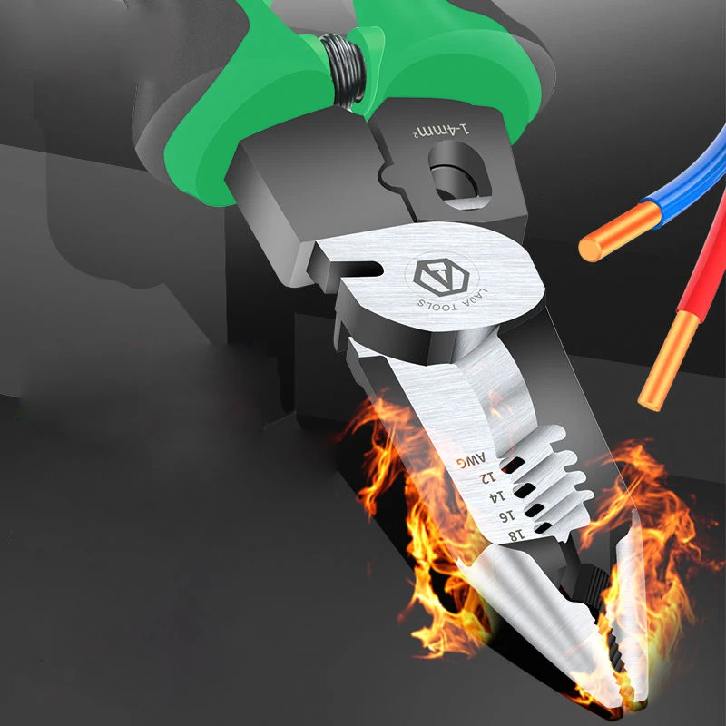 LAOA 9-дюймовые плоскогубцы с длинным носом многофункциональные для зачистки