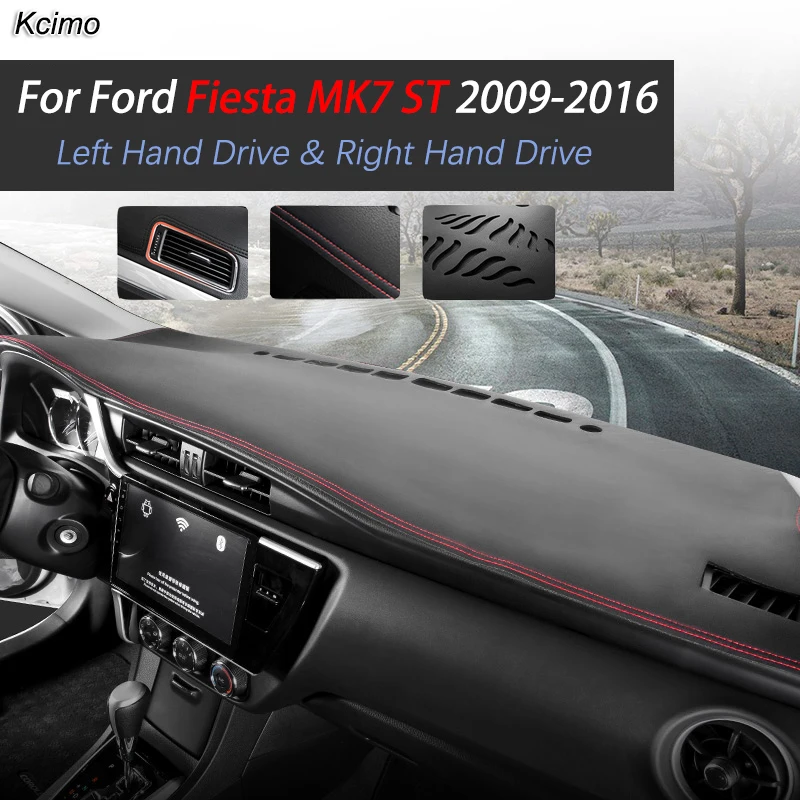 

For Ford Fiesta MK7 ST 2009 2010 2011 2012 2013 2014 2015 2016 Anti-Slip Mat Dashboard Pad Sunshade Dashmat Protect Accessories
