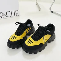 womens running shoes large size sports shoes hot selling daddy shoes thick soled flat couple breathable board sneakers shoes