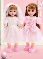 43cm large talking intelligence dolly girl suit princess toys early childhood education interest cultivation a birthday present