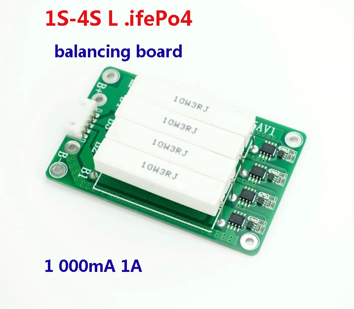 

Балансировочная плата литиевого аккумулятора 1S 2S 3S 4S Lifepo4, 3,2 мА, 1 А, ток 12 В, балансировка литий-железо-фосфата в