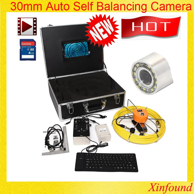 7 дюймов ТРУБЫ КАНАЛИЗАЦИОННОГО СТОКА подземный инспекции сантехнических Камера