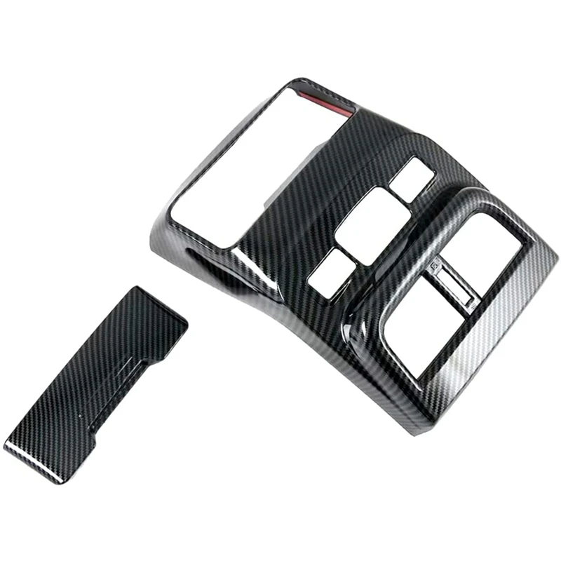 

Автомобильный задний подлокотник для Subaru Outback Legacy 2020 2021, крышка для вентиляционного отверстия, отделка, противоударные аксессуары из углеро...