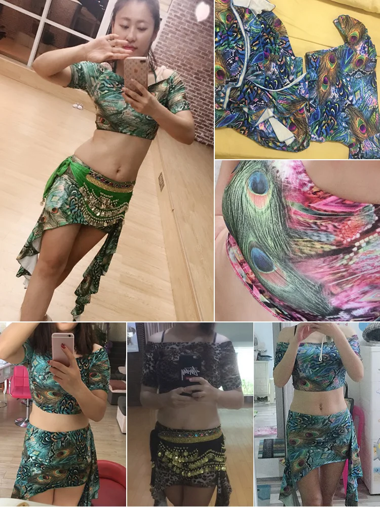 Женский костюм для танца живота комплект из 2/3 предметов юбка и топ индийские