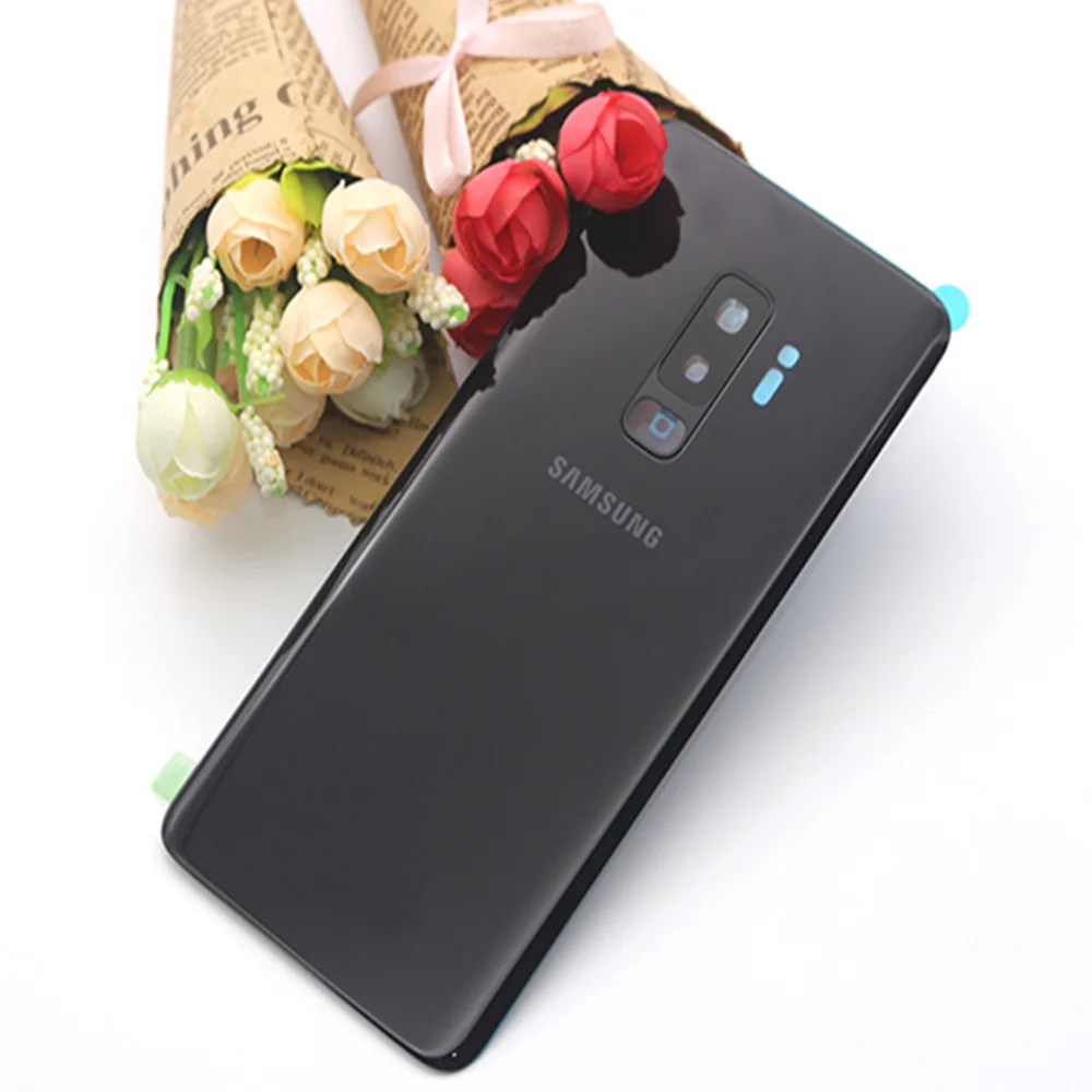 Чехол для задней батареи samsung Galaxy S9 Plus s9 + G965 SM-G965F G965FD G960 SM-G960F G960FD задний стеклянный