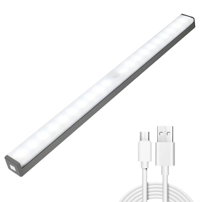 

TOP Pir Motion Sensor Light, 20 Adjust Led Magnetic Security Closet Night Lights for Closets Hallway Stairway(White)