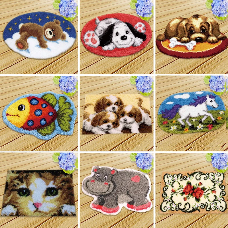 Knooppakket Knoopkussen Dieren крюк с защелкой ковер комплект DIY Детские принадлежности