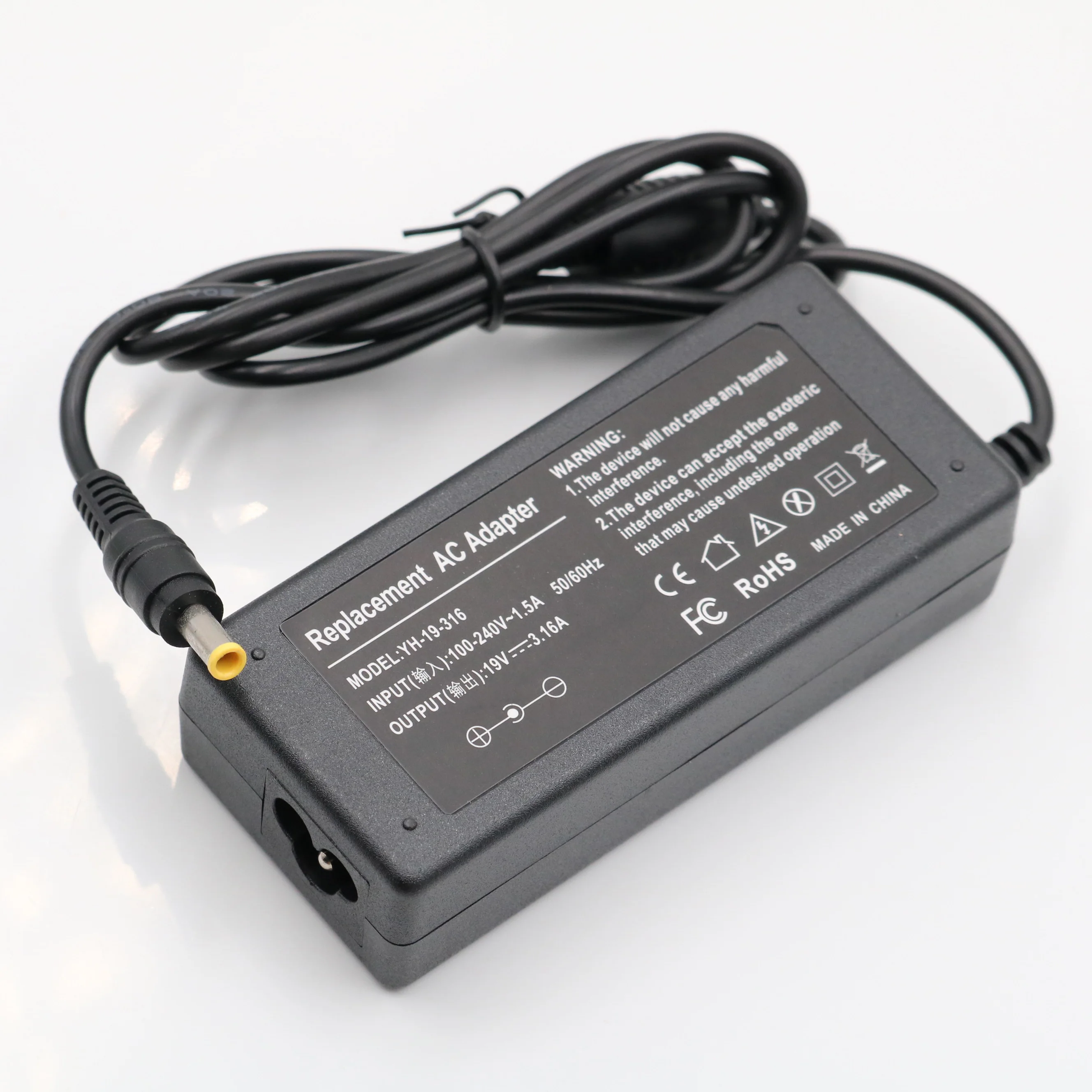 

19V 3.16A 5.5*3.0mm Power AC Adapter Supply for Samsung AD-6019R AD-6019 CPA09-004A ADP-60ZH D PA-1600-66 ADP-60ZH A charger