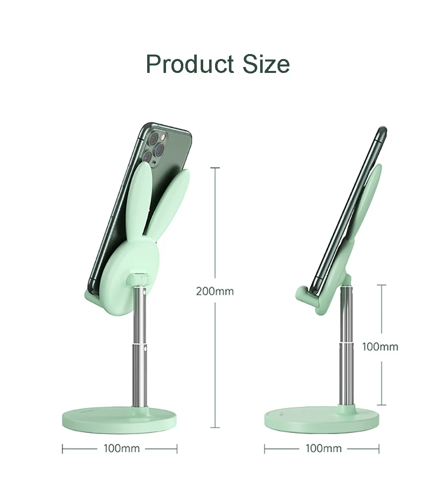 cute bunny phone stand tablet holder desk phone holder desktop portable tablet phone holder stand for iphone ipad tablet free global shipping