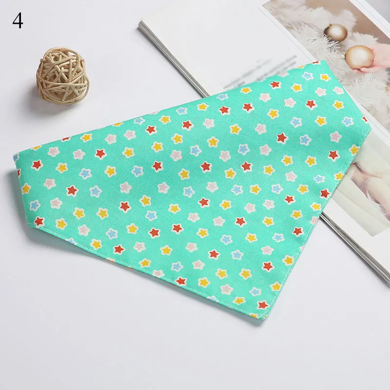 

Small Dog Cat Scarf Summer Bib Adjustable Grooming Cartoon Puppy Bowknot Saliva Towel Polyester Cotton Material Pet Supply