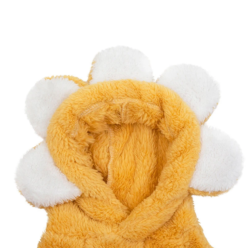 Зимняя одежда для собак костюм мягкое флисовое пальто теплая домашних животных