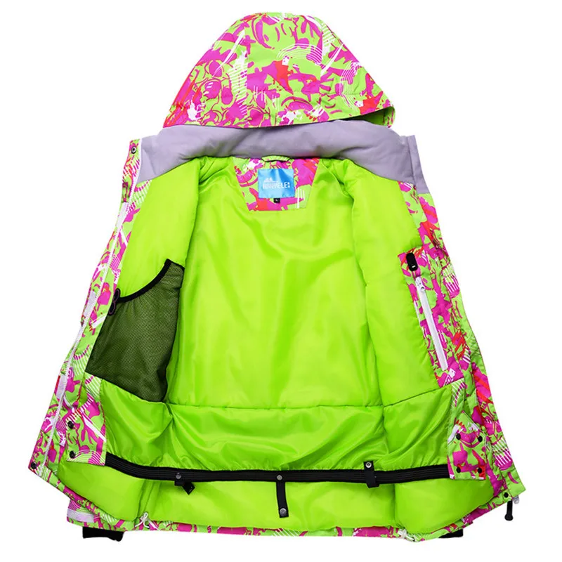 Женские лыжные куртки зимние уличные теплые пальто водонепроницаемые