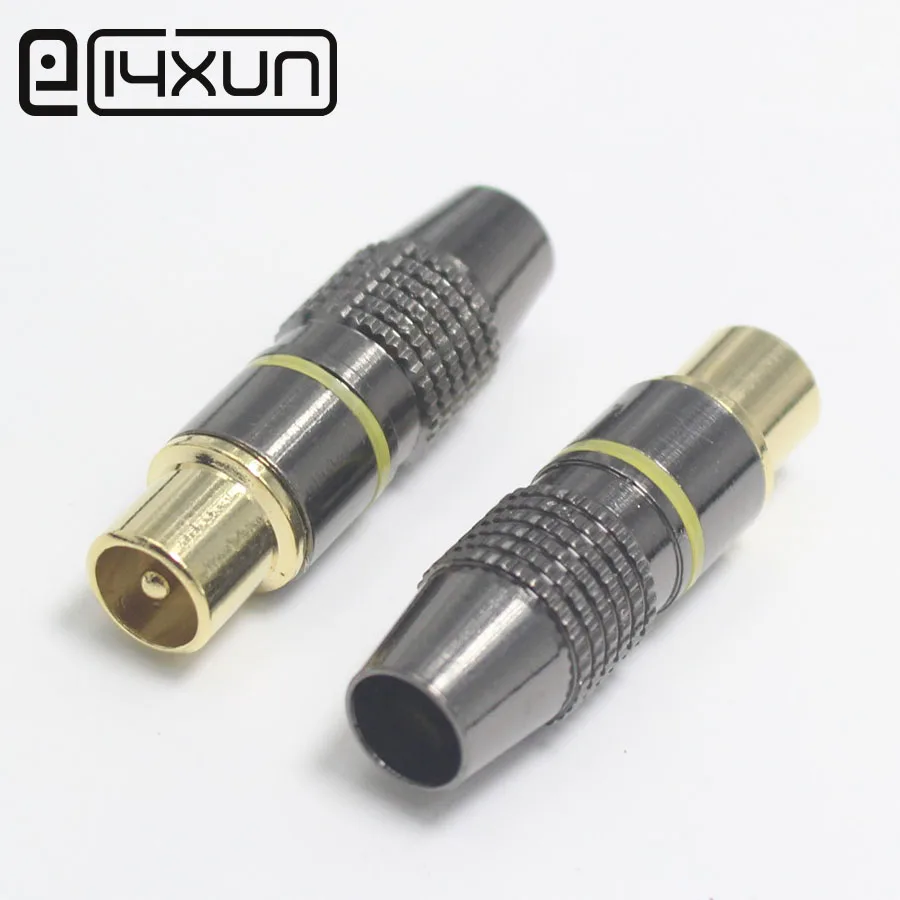 1 шт. Медный + алюминиевый корпус радиочастотный ТВ Штекер терминал антенный