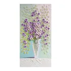 Wisteria Цветочная ваза Алмазная картина круглая полная дрель Цветочная вертикальная версия DIY мозаика вышивка 5D Вышивка крестиком домашний декор