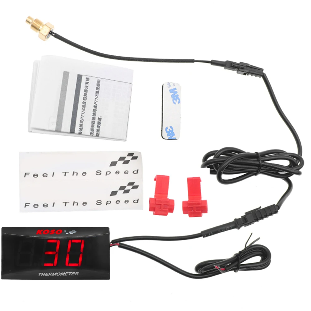 Универсальный термометр KOSO 0-120 градусов Цельсия датчик температуры воды для