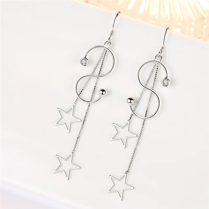 Винтажные женские серебряные серьги-капельки с 925 пробы модные серьги из