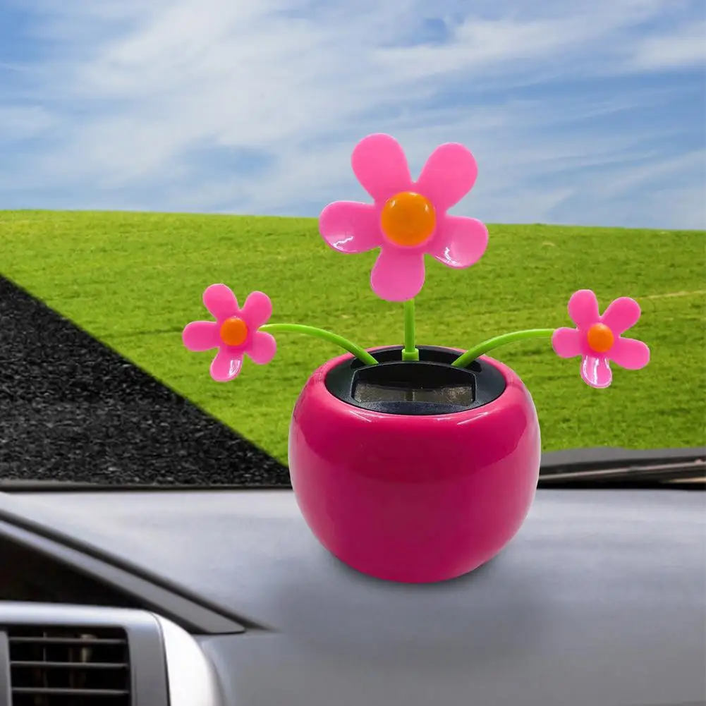 New Fashion Solar Dancing Toy Butterfly Safflower Swinging Dashboard Ornament Kids Gift Auto Interior Home Decor Accessories | Автомобили