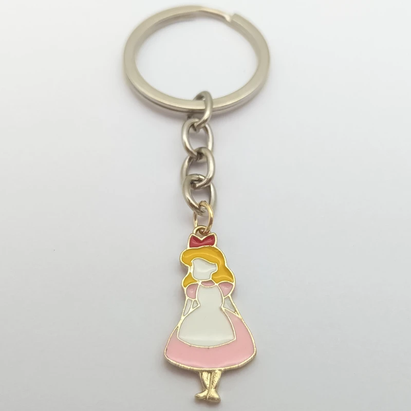 1 шт. брелок для ключей Алиса в стране чудес | Украшения и аксессуары