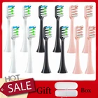 8 шт.компл. Зубная щётка головки Замена для SOOCAS X3X3UX5 насадки для электрической зубной щетки заменить смарт-насадка для зубных щеток коробка для путешествий