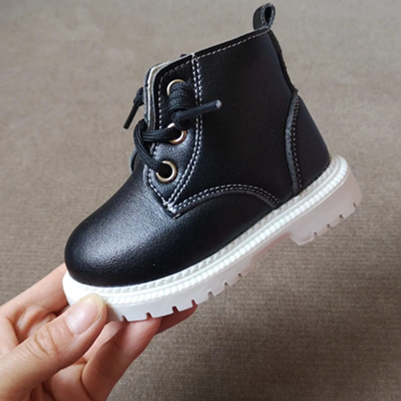 Ботинки детские кожаные на молнии 11 5-15 5 см | Детская одежда и обувь