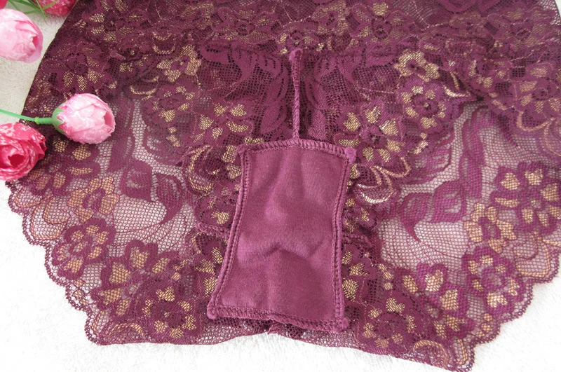 Прозрачные бесшовные трусы с высокой талией женские больших размеров