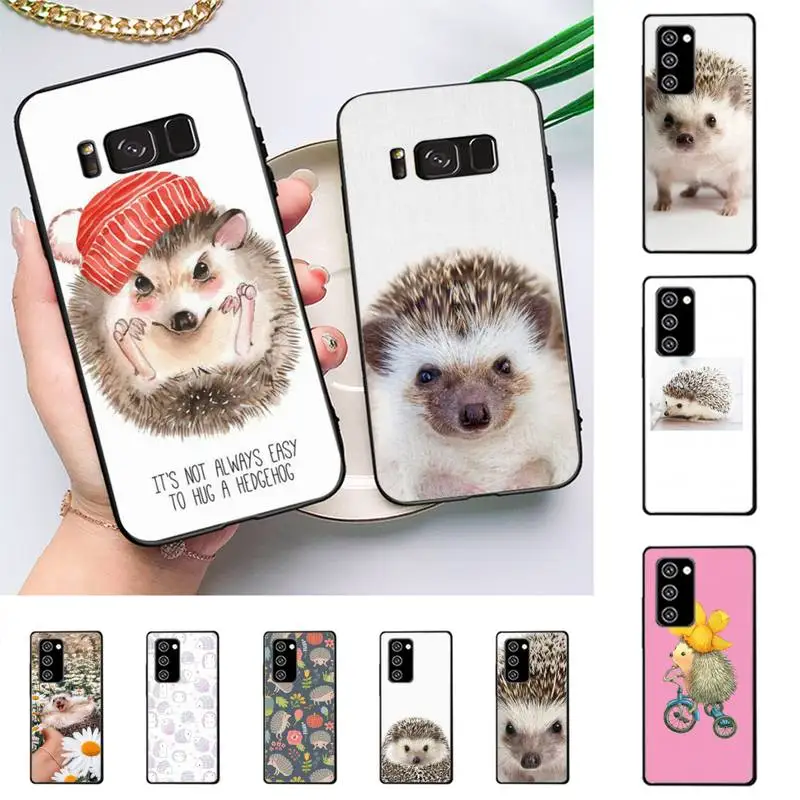 

Cute Animal Hedgehog Phone Case For Samsung Note 10Pro Note20ultra note20 note10lite M30S Coque