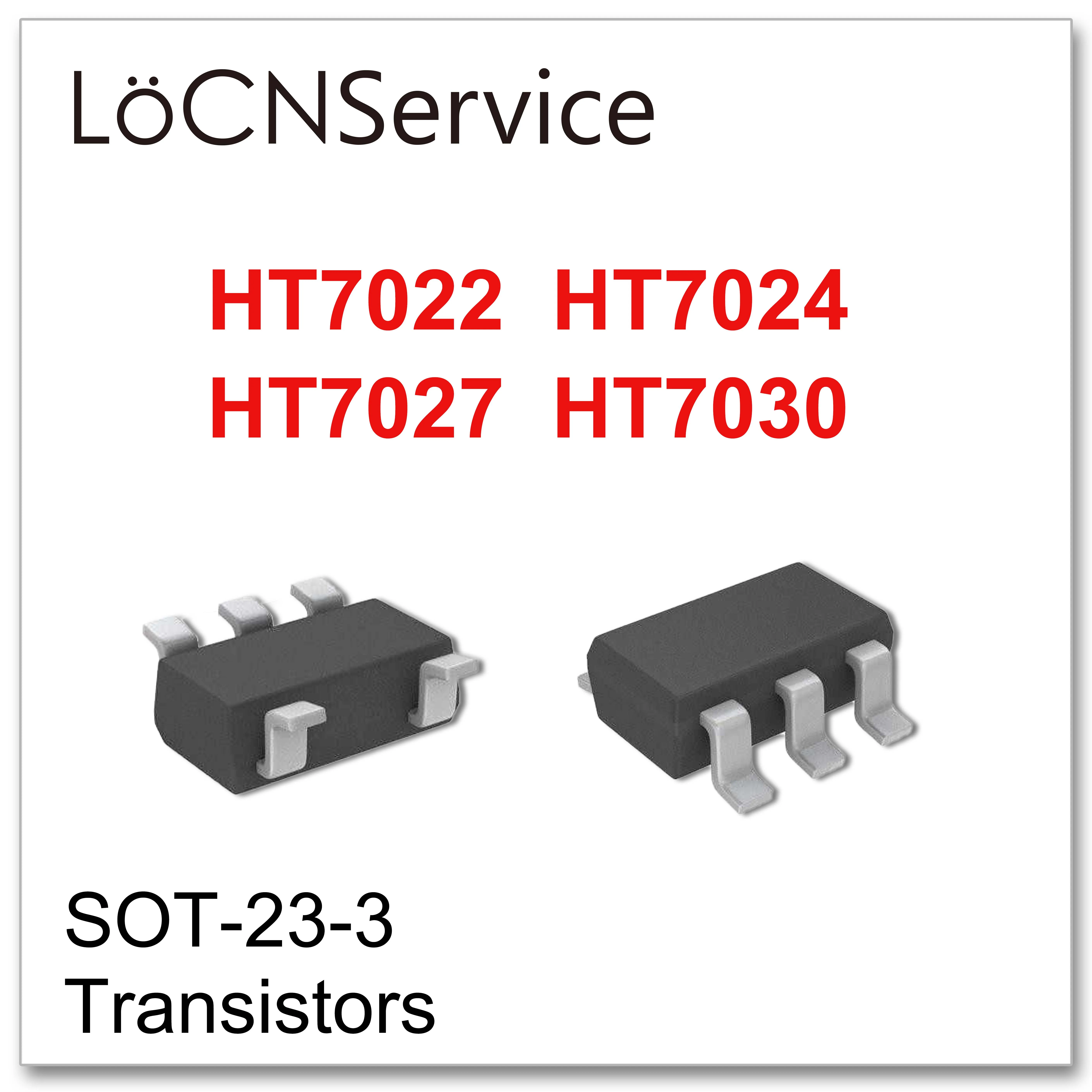 

LoCNService SOT23-3 3000PCS 500PCS HT7022 HT7024 HT7027 HT7030 SMD High quality HT