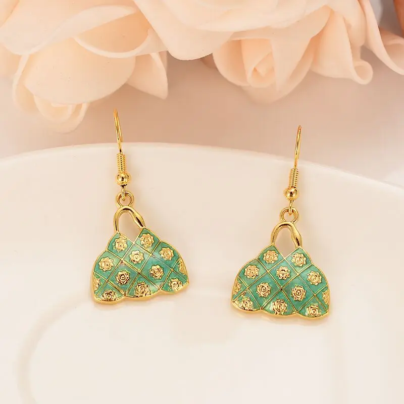 Blium сумка Подвеска цепочка ожерелье серьги кольцо ювелирные украшения золотое