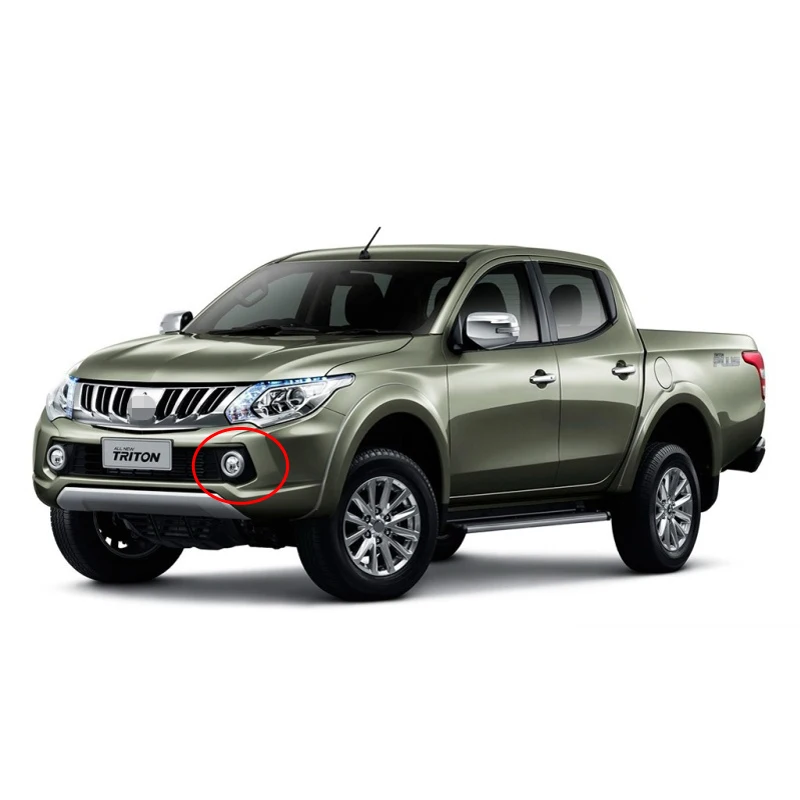 Задний фонарь Mitsubishi Triton / L200 2015 2016 2017 2018, полный комплект замены фары для туманов, включая лампу, переключатель проводки и крепление.