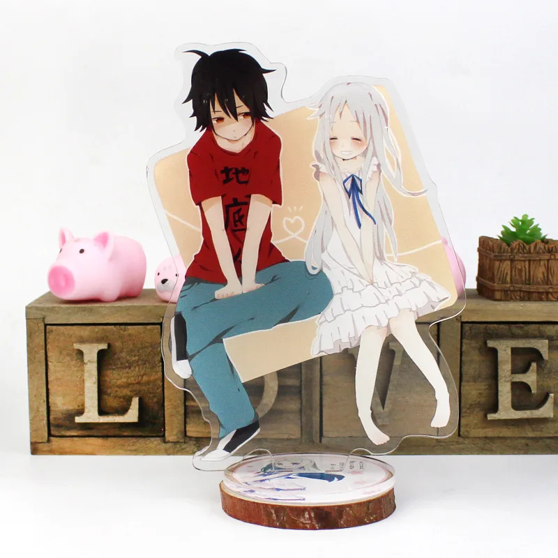 Обувь для косплея Аниме Anohana Хонма Meiko Menma Yadomi Jinta Косплэй фигурка на акриловой