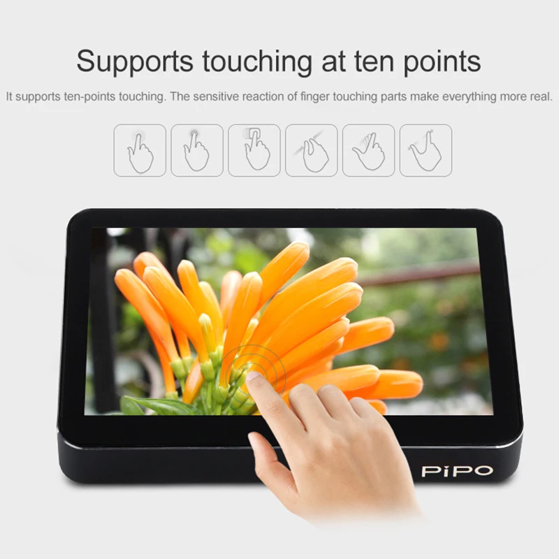 Горячая-PiPO X11 Мини ПК 8,9 дюймов 1920x1200 пресс-экран Windows 10 OS In tel Cherry Trail Z8350 2 ГБ/32 ГБ Смарт ТВ коробка Bluetooth 4,0