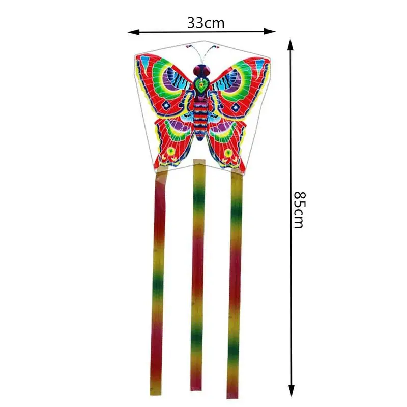 

Outdoor Kites Flying Toy Children Gifts Outdoor Beach Plastic Butterfly Toy Shape Light Weight Flying Grass Kites Random Color