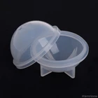 Стерео сферическая силиконовая форма для изготовления ювелирных изделий, шарики из смолы, украшения, ремесла F06 21, Прямая поставка