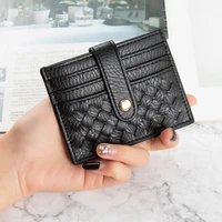 new women small wallet credit multi card holders pu leather purse ultra thin organizer case for credit id bank card case wallet