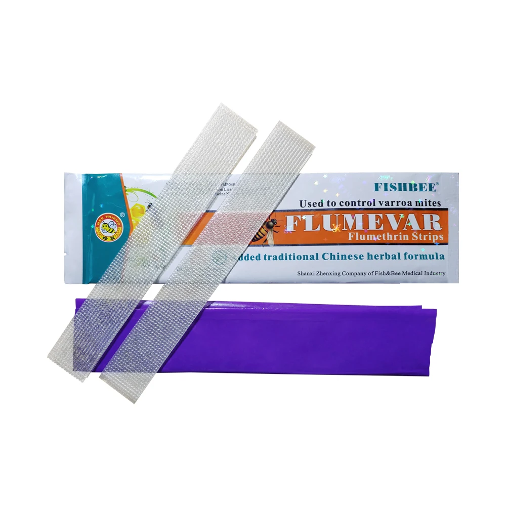 FLUMEVAR flumethrin полоса varroa клеща убийца 2 полоски образец Fishbee manpu с китайскими