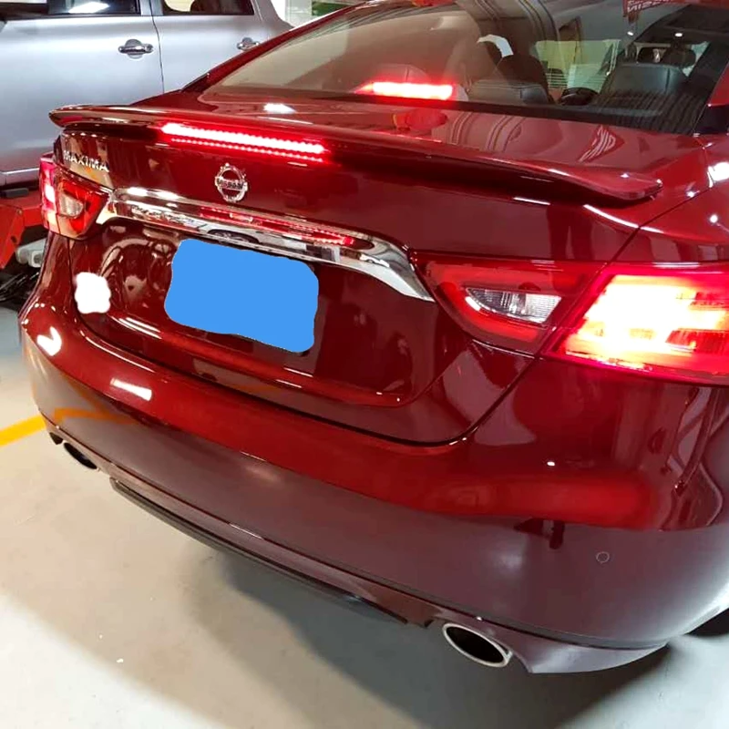 New Design For Nissan Maxima Spoiler 2016 2017 2018 Year By DIY Paint Color Primer Rear Trunk Roof High Quality ABS | Автомобили и