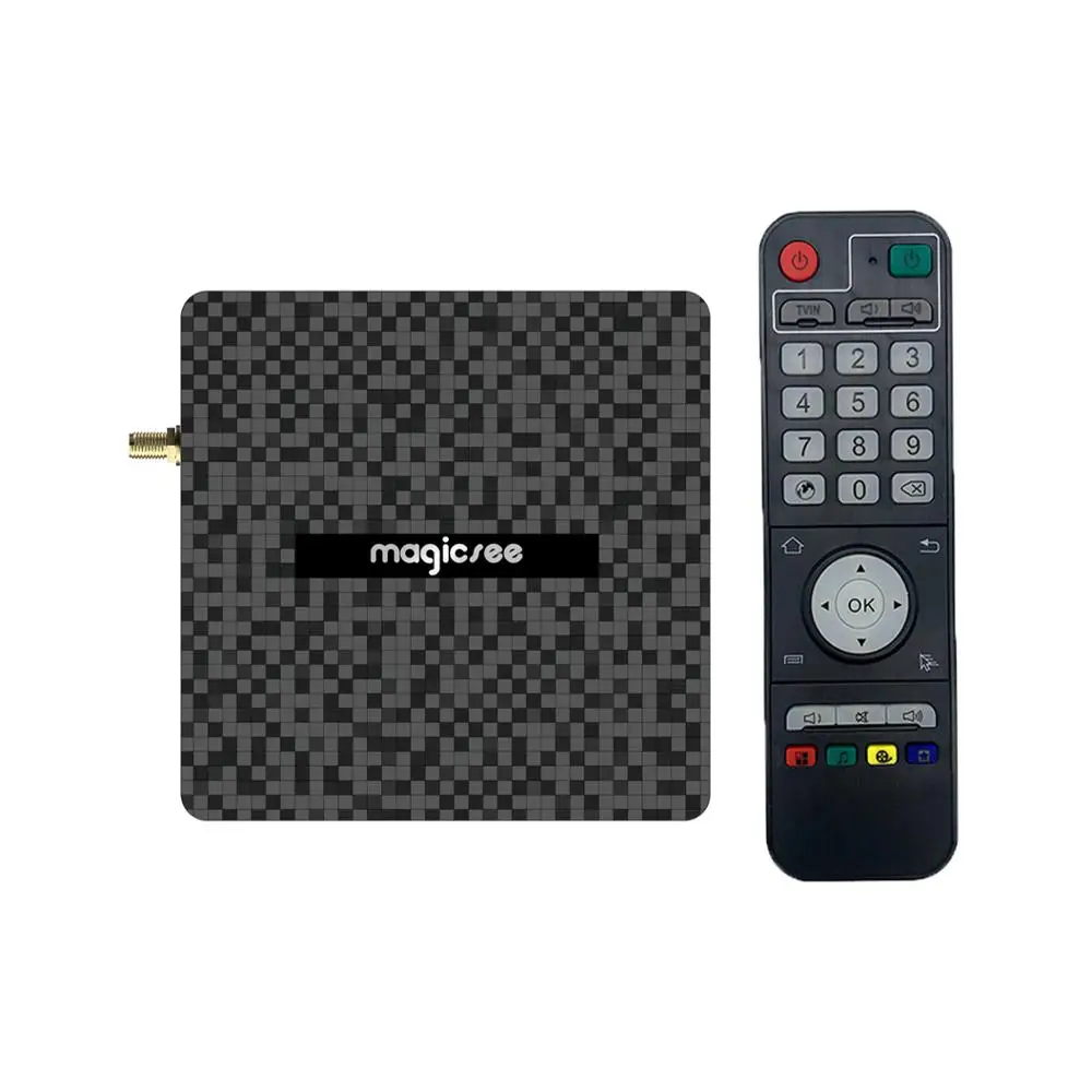 ТВ приставка Magicsee N6 Plus Android 9 0 Amlogic S922X 4 Гб DDR4 32 ГБ/64 ПЗУ 2 4G и телефон двойной Wi Fi