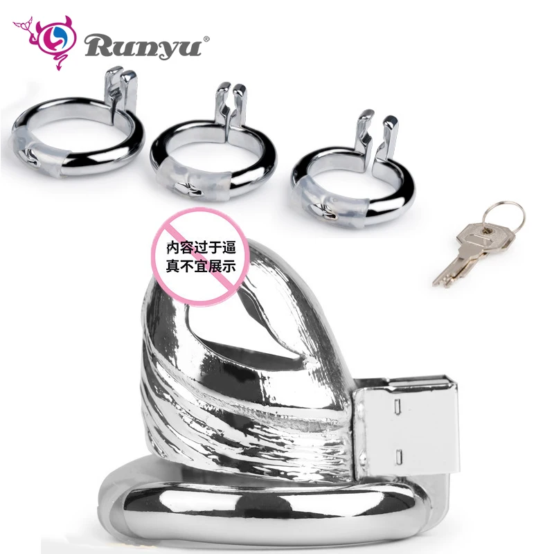 

Sex Toys for CBT Sissy Chastity Cage Ultra Small Authentic Metal Cock Device Steel Bird Lock Penis Rings Large BDSM Bondage